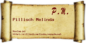 Pillisch Melinda névjegykártya